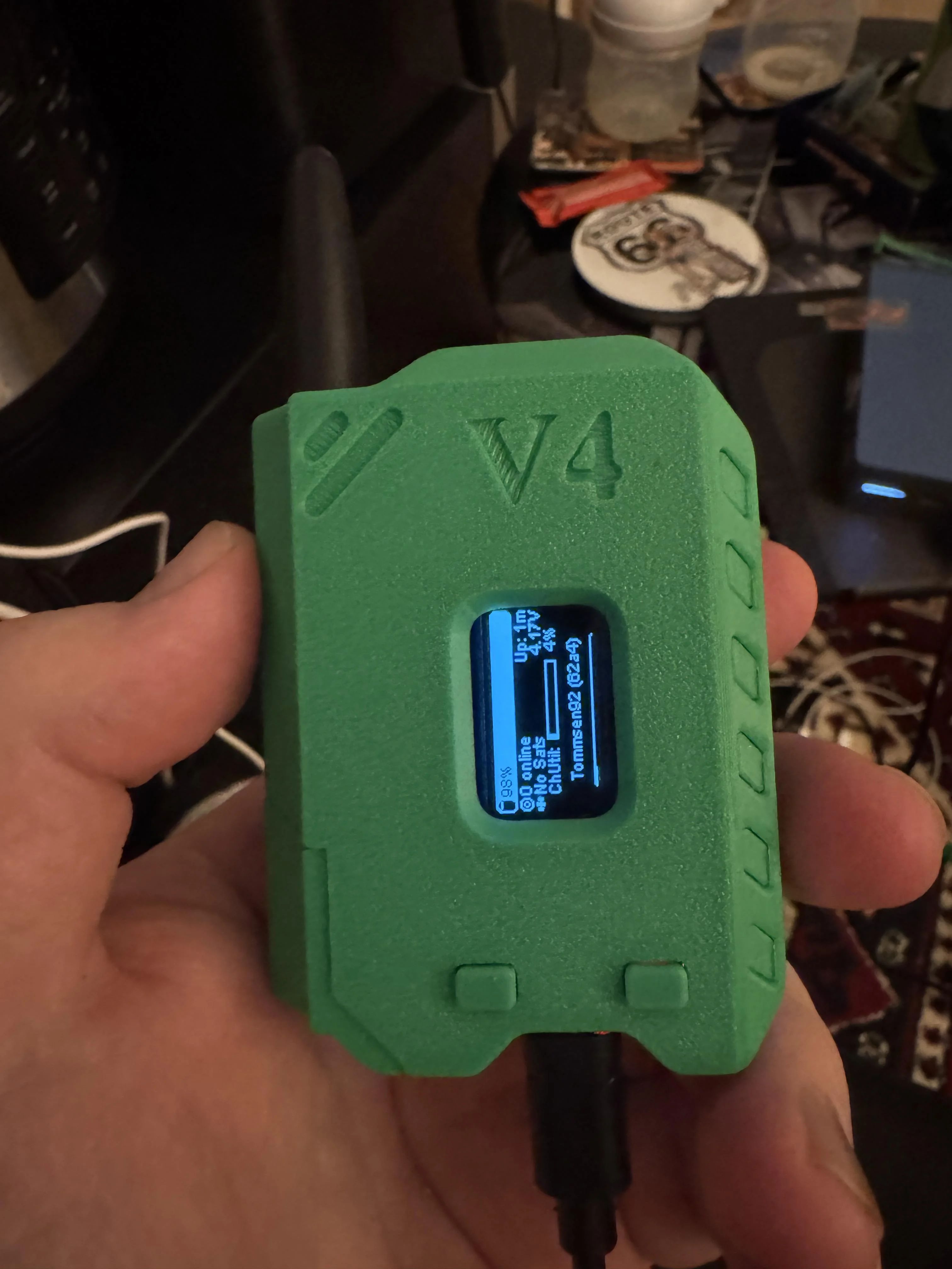 Meshtastic node with antenna