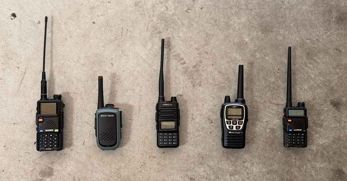 License paperwork and radio equipment
